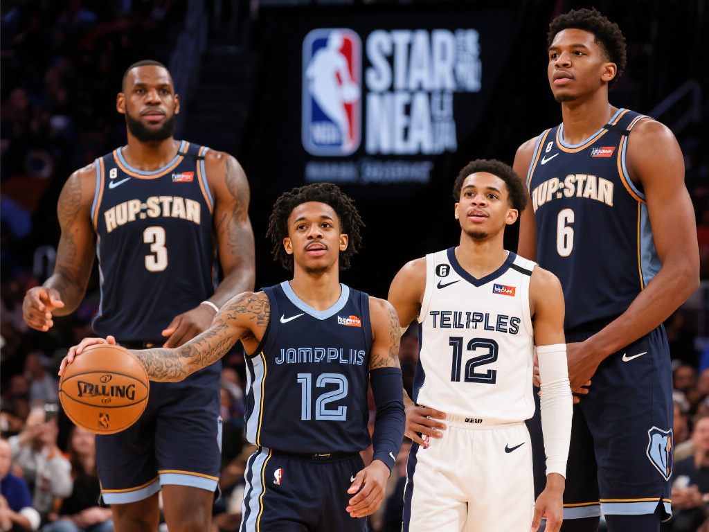 NBA全明星阵容揭晓,未来之星引发粉丝热议 全明星赛选手名单上的未来潜力
本次NB