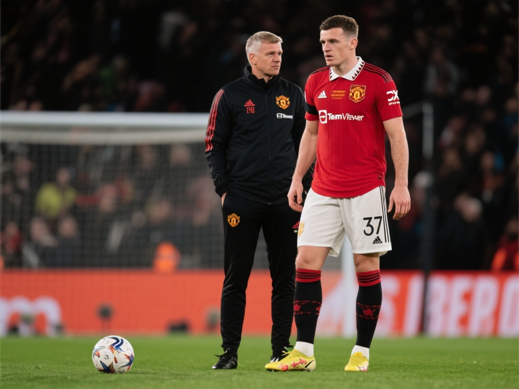 以马奎尔为例，他曾在英超、国际比赛中有过